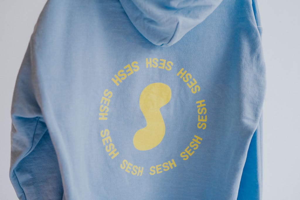 Light Blue Sesh Fitness Sweatshirt